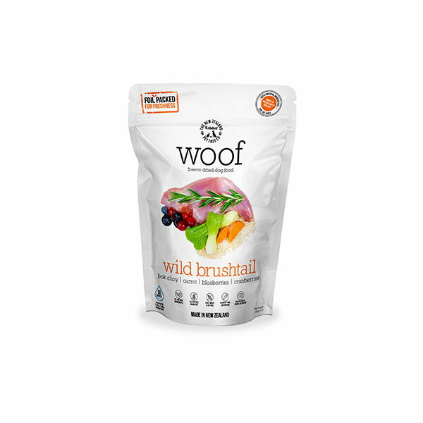 【お取り寄せ商品】【WOOF（ワフ）】フリーズドライドッグフード　ワイルドブラッシュテイル　50g【犬　ごはん　ドッグフード】