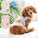 クレイジーブー トロピカルフリルタンク 全9サイズ クール加工 タンクトップ メッシュ 袖なし お揃い 小型犬 cb251102 犬服 犬 服 Crazy Bo...