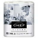 花王　クッキングペーパー　CHEF(シェフ)　たっぷり吸収　Mサイズ　100枚×2ロール×6袋【取り寄せ商品・即納不可】