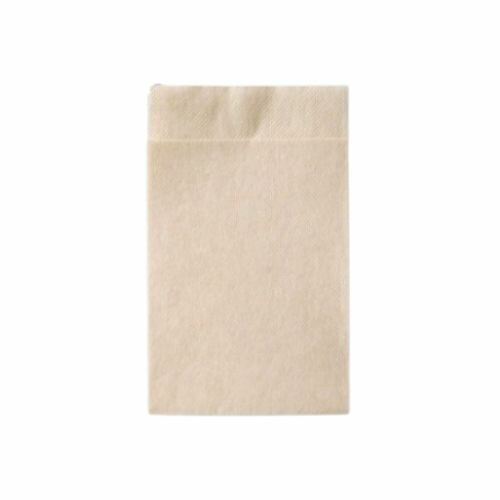 Napkins - 溝端紙工印刷　紙ナプキン　4ツ折ナプキン　未晒　2/3タイプ　メーカー品番：MP4AS　100枚×100袋(10000枚)【メーカー直送・代引き不可・時間指定不可・沖縄、離島不可】