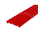 フレックスストロー(バイオマス) 6mm×21cm 包装なし 赤色(B482) 500本入×20箱【メーカー直送・代引き不可・時間指定不可・沖縄、離島不可】