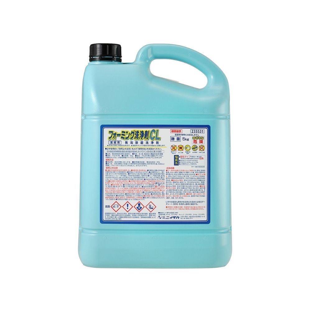 ニイタカ 発泡洗浄用洗浄剤 フォーミング洗浄剤CL 5kg×2本入【取り寄せ商品・即納不可・代引き不可・返品不可】