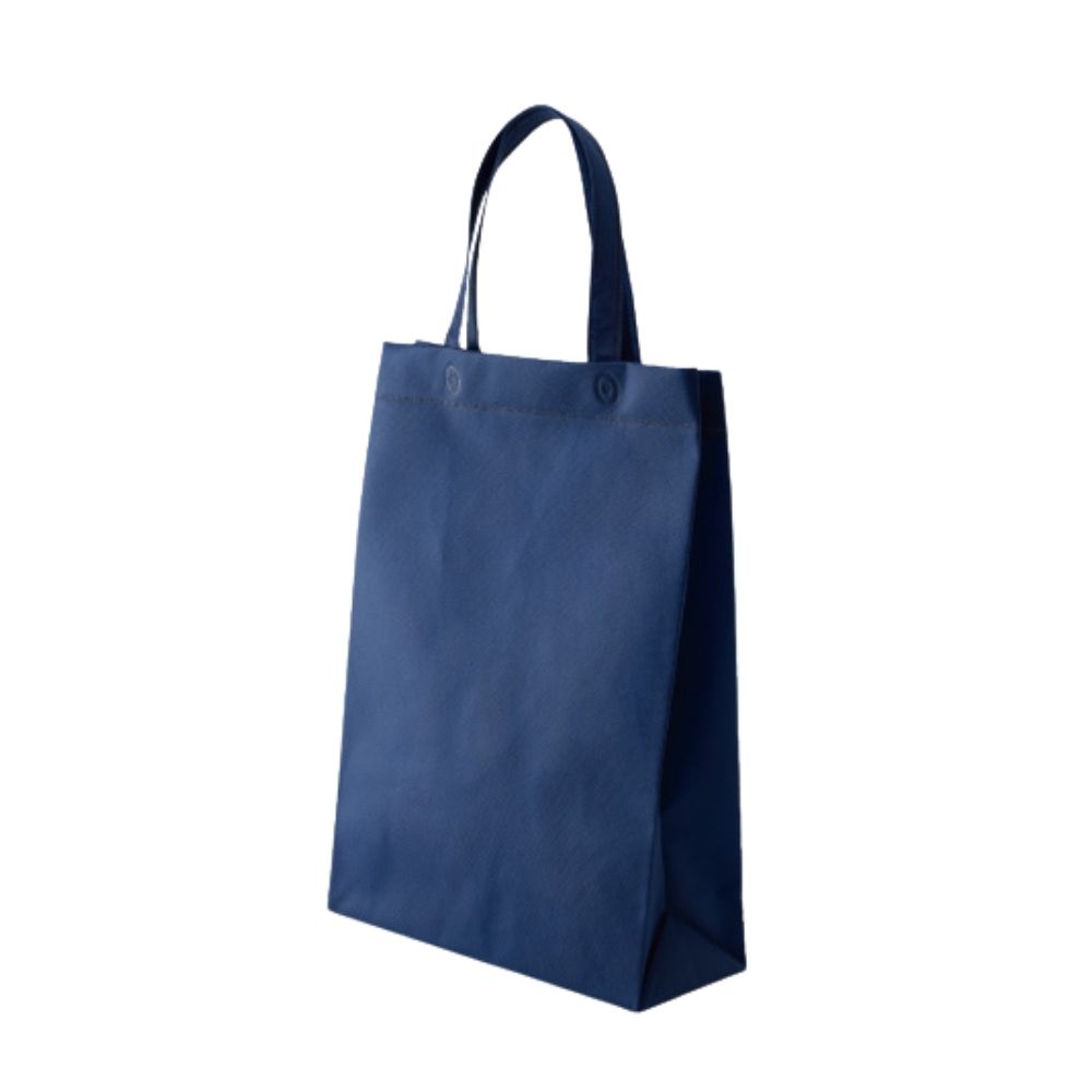 Rakuten - 不織布マチ付バッグ大　無地　ネイビー　320×450×マチ120mm(底紙入)　50枚【メーカー直送・代引き不可・時間指定不可・沖縄、北海道、離島不可】