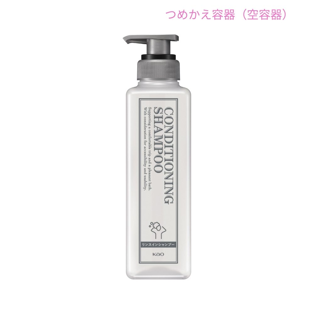 乐天商城 - 【期間限定P2倍】 花王　クラシックタイプ　リンスインシャンプー　専用アプリケーター　空容器　花王商品コード：43700　400mL×12本入【取り寄せ商品・即納不可・代引き不可・返品不可】