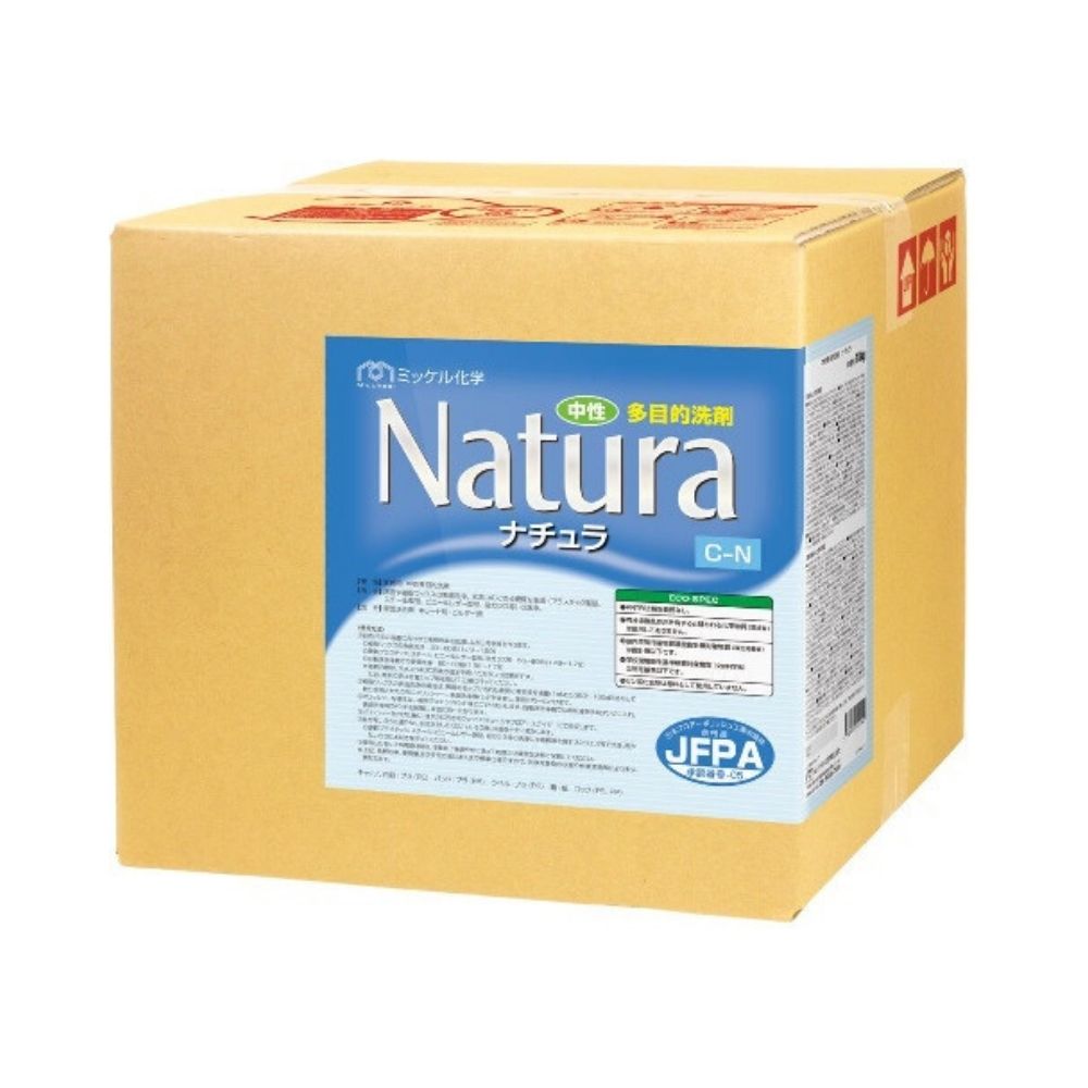 【全国送料無料】ミッケル化学　中性多目的洗剤　ナチュラ　18kg【メーカー直送・代引き不可・時間指定不可】