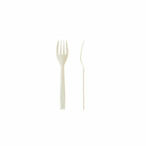 Rakuten - 使い捨てプラスチックカトラリー　Eタイプ　フォーク#140　バラタイプ(個包装なし)　100本×5袋(500本)【取り寄せ商品・即納不可・代引き不可・返品不可】
