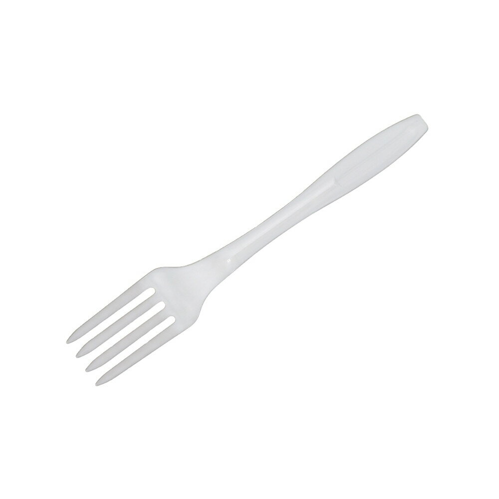 Rakuten - 使い捨てプラスチックカトラリー　バイオマス　フォーク　#160　バラ(個包装なし)　100本【取り寄せ商品・即納不可・代引き不可・返品不可】