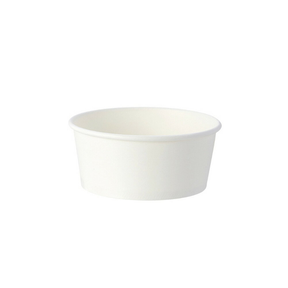 Rakuten - 紙製アイスカップ　ホワイト　9オンス・口径115mm・約270cc　50枚入【取り寄せ商品・即納不可・代引き不可・返品不可】