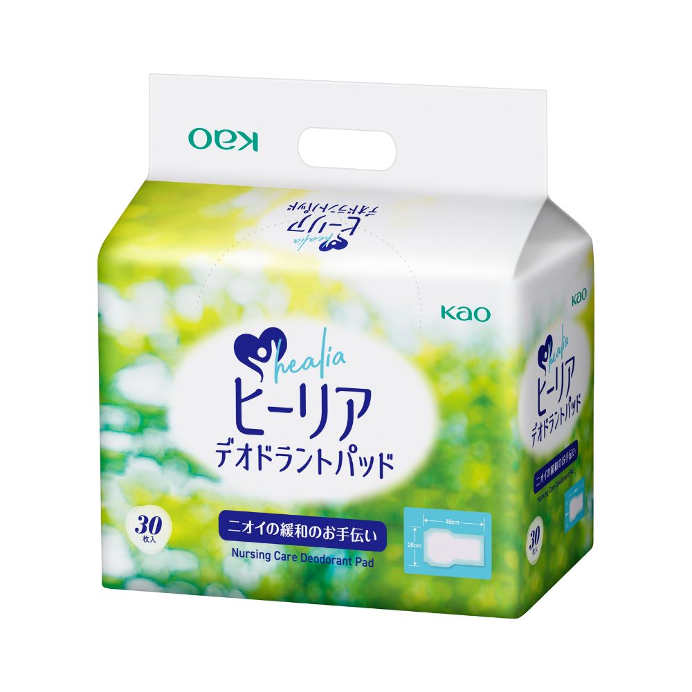 Rakuten - 【期間限定P2倍】 花王　ヒーリア　デオドラントパッド　業務用　30枚×6袋（180枚）【取り寄せ商品・即納不可・代引き不可・返品不可】