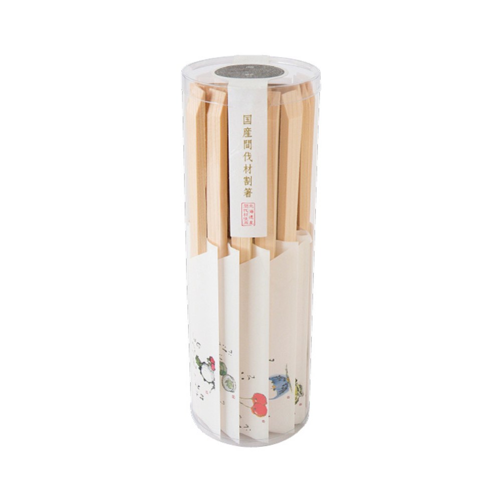 乐天商城 - 【期間限定P2倍】 溝端紙工印刷　筒入り割箸　防野　25膳×20個(500膳)【メーカー直送・代引き不可・時間指定不可・沖縄、離島不可】