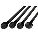 スプーンストロー 6mm×21cm 包装なし 黒色 500本入×20箱(輸入品)【メーカー直送・代引き不可・時間指定不可・沖縄、離島不可】