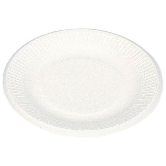 Rakuten - パルプモールド容器　モールド丸皿15cm菊柄　MM-8　無地　155×13mm　50枚×42入【メーカー直送・代引き不可・時間指定不可・沖縄、離島不可】