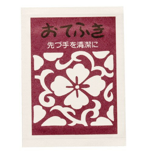 おてふき　上質　角型つた柄　500入