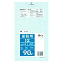 ポリ袋　90L　LLDPE 0.045×900×1000mm　透明　10枚×30冊 （300枚）　GL93【メーカー直送または取り寄せ】