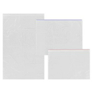 ユニ・Fサイズ 2L-3（カラーライン入赤） 380×540×0.03mm 100枚×5袋●ケース販売お徳用【メーカー直送】