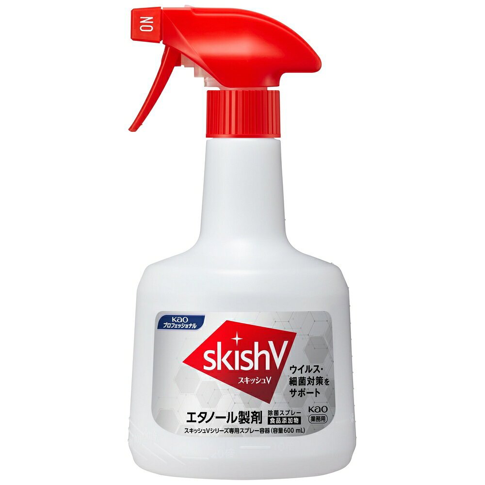 花王 スキッシュV専用 つめかえスプレー容器 600mL×6本入【取り寄せ商品・即納不可】