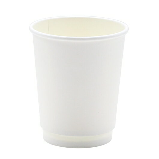 【期間限定P5倍】 断熱二重紙コップ　8-80　ホワイト　8オンス　約290cc　25個×20袋(500個)【取り寄せ..