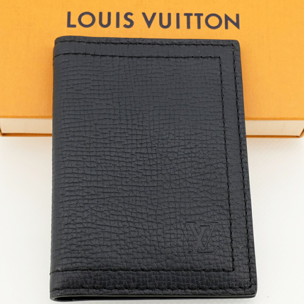 ルイ・ヴィトン 名刺入れ 【未使用品】LOUIS VUITTON ルイヴィトン オーガナイザー・ドゥ ポッシュ カードケース パスケース 名刺入れ ブルーマリーヌ ユタ 本革 M64140 【新古品】