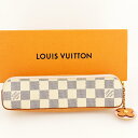 【美品】LOUIS VUITTON ルイヴィトン トゥルース・エリザベット ペンケース 筆記具入れ 筆箱 ダミエアズール ローズバレリーヌ モノグラムフラワー GI0389 箱 保存袋 【中古】