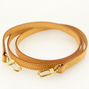 【美品】LOUIS VUITTON ルイヴィトン ショルダーストラップ 幅1.2cm 長さ120cm(金具含む) ヌメ革 ゴールド金具 斜めかけ J00145 【中古】