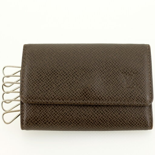 LOUIS VUITTON ルイヴィトン ミュルティクレ 6 キーケース6本 タイガ・レザー グリズリ(こげ茶) M30538 【中古】 LOUIS VUITTON ルイヴィトン ミュルティクレ 6 キーケース6本 タイガ・レザー グリズリ(こげ茶) M30538 【中古】