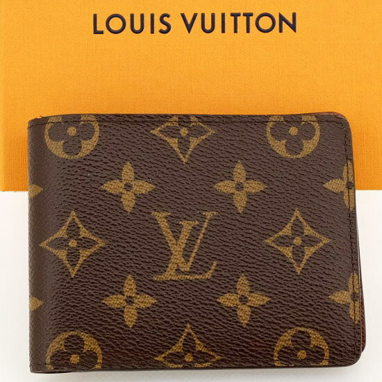 LOUIS VUITTON ルイヴィトン ポルトフォイユ・ミュルティプル 二つ折り財布（小銭入れなし）モノグラム M60895 RFID（ICチップ入り） 
