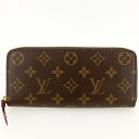 LOUIS VUITTON ルイヴィトン ポルトフォイユ・クレマンス 長財布(小銭入れあり) モノグラム フューシャ M60742 【中古】