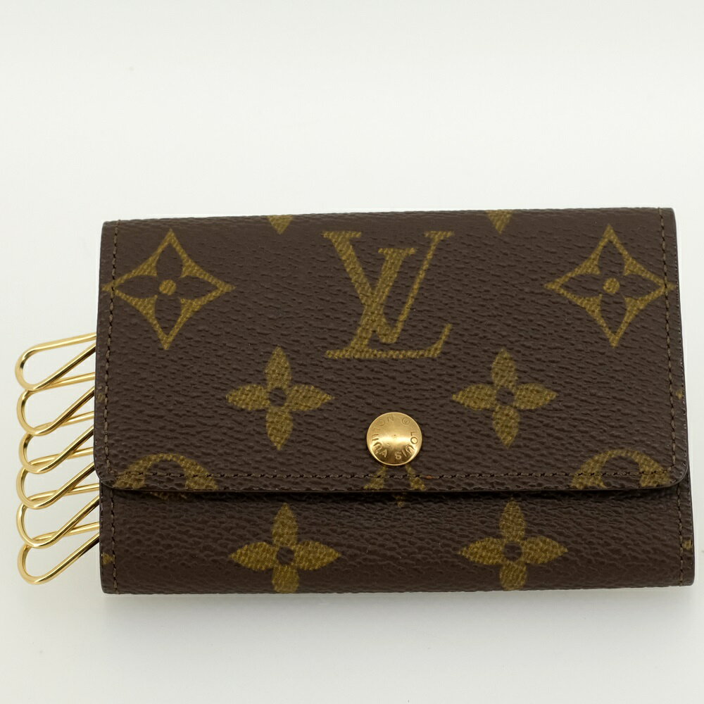 LOUIS VUITTON ルイヴィトン ミュルティクレ6 キーケース6本 モノグラム M62630 【中古】