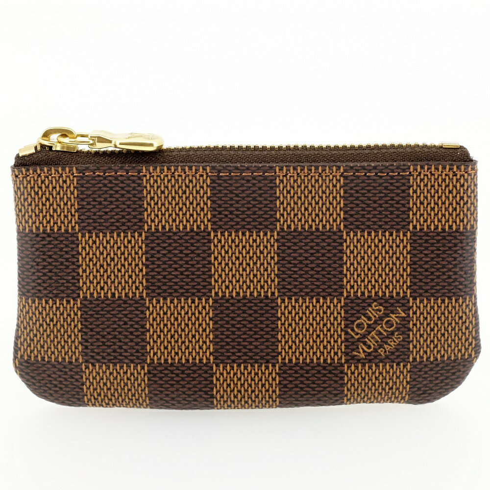 【美品】LOUIS VUITTON ルイヴィトン ポシェット・クレ 小銭入れ キーケース コインケース ダミエ N62658 【中古】