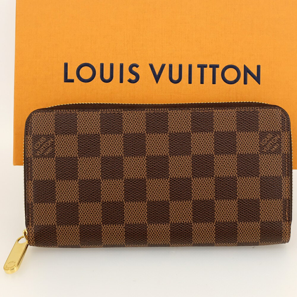 LOUIS VUITTON ルイヴィトン ジッピー・ウォレット 長財布（小銭入れあり） ダミエ N41661 RFID（ICチップ入り）箱 保存袋 【中古】