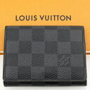 LOUIS VUITTON ルイヴィトン カードケース アンヴェロップ・カルト ドゥ ヴィジット ダミエ・グラフィット N63338 ハチ公(渋谷限定)スタンプ 