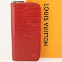【美品】LOUIS VUITTON ルイヴィトン ジッピーウォレット・ヴェルティカル 長財布(小銭入れあり) エピ・レザー ルージュ M61369 【中古】