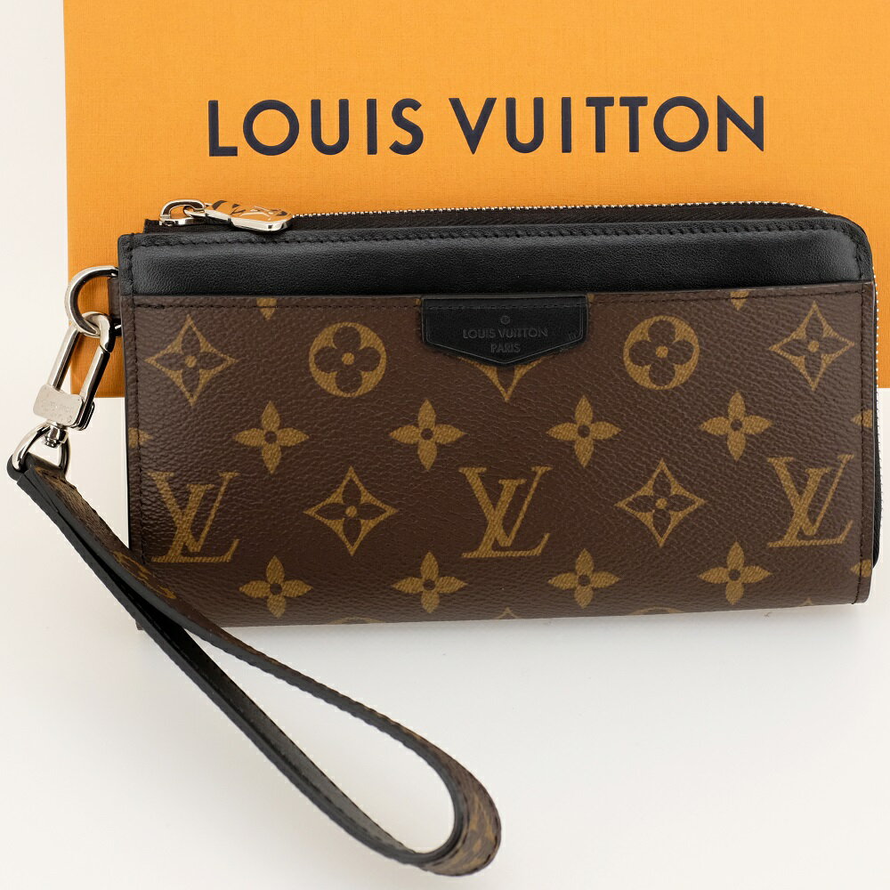 LOUIS VUITTON ルイヴィトン ジッピー・ドラゴンヌ L字ファスナー 長財布(小銭入れあり) モノグラムマカサー M69407 RFID(ICチップ入り)【中古】