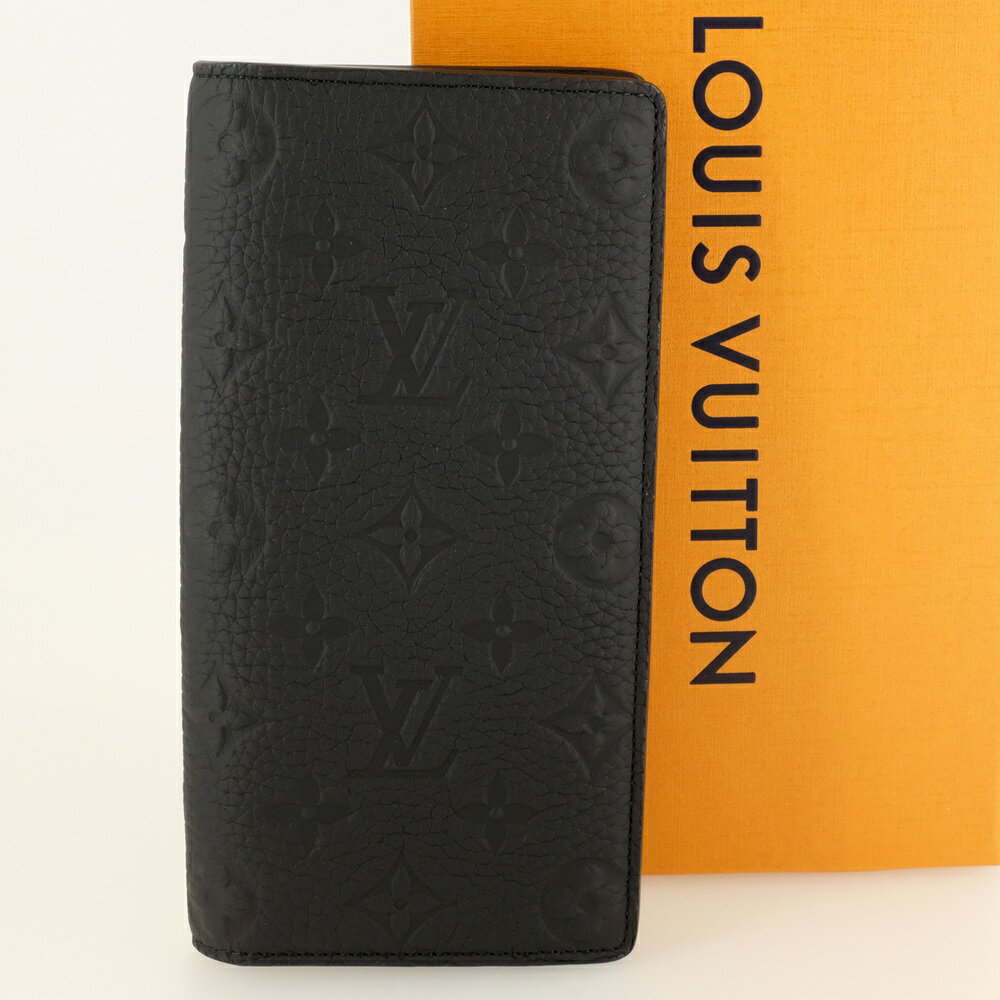 【未使用品】LOUIS VUITTON ルイヴィトン ポルトフォイユ・ブラザ 長財布（小銭入れあり） モノグラム・トリヨンレザー ブラック M69038 RFID（ICチップ入り） 【新古品】(4)