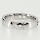 【新品同様】HERMES エルメス エヴァー・ヘラクレス リング 750 K18WG ホワイトゴールド #47 日本サイズ7号 指輪 レディース ケース箱 【中...
