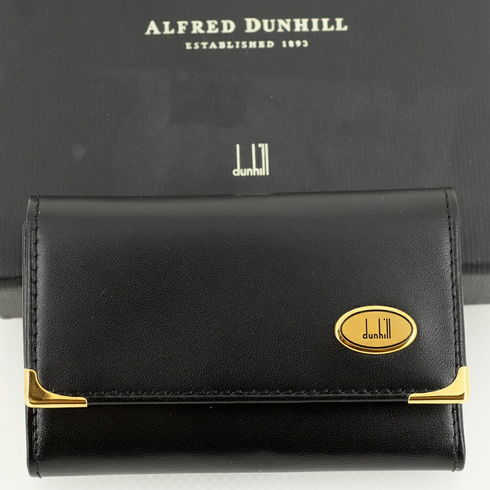 ダンヒル キーケース（メンズ） 【未使用品】dunhill ダンヒル キーケース オックスフォード 6連フック ブラック カーフレザー WN5300A 【新古品】