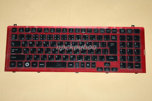 NEC LaVie LL750ES ,LL770ES, LL850ES,LL370ES 用キーボード /s☆ノートパソコンキーボード交換用☆■色：赤