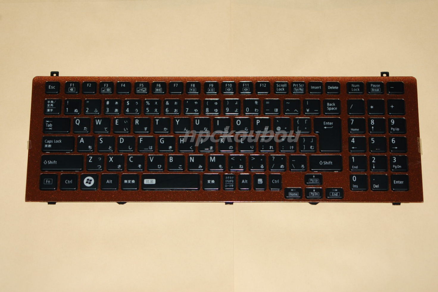 NEC LaVie LL750DS ,LL770DS, LL850DS,LL970DS 用キーボード/t ブラウン☆ノートパソコンキーボード交換用☆