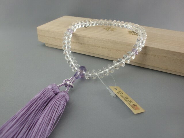 水晶ローズアメジスト仕立散華房