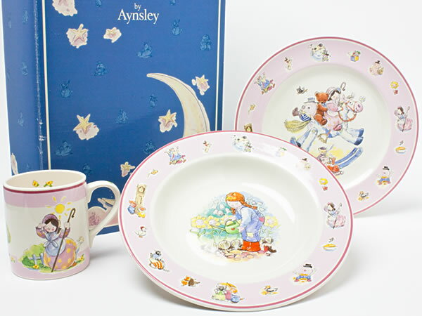 エインズレイ エインズレイ　ナーサリィライムコレクション（キッズ食器） aynsley-08お茶のふじい・藤井茶舗