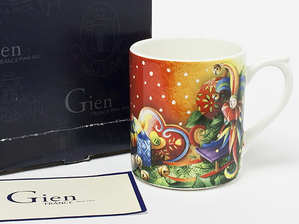 ジアン　NOEL　クリスマス マグカップ（2009）　gien-02お茶のふじい・藤井茶舗