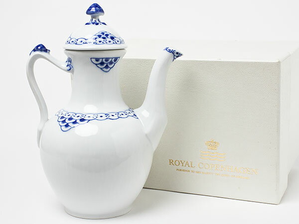 ロイヤルコペンハーゲン　プリンセスブルー　コーヒーポット　copen-42お茶のふじい・藤井茶舗