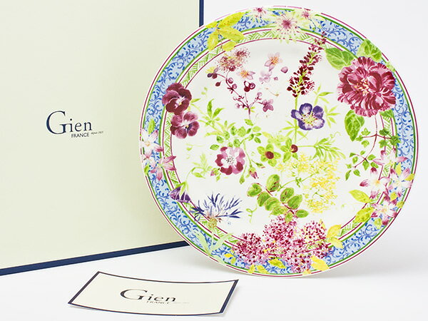 Gien Milefleurs ジアン　ミルフィーユプレート　gien-05お茶のふじい・藤井茶舗