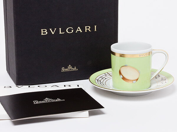 ブルガリ　コンチェルト「タンバリン」エスプレッソデミタスカップ＆ソーサー bvlgari-28お茶のふじい・藤井茶舗