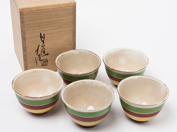 加藤丈佳 作　煎茶碗 5客セット kato-01お茶のふじい・藤井茶舗