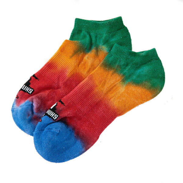 CHUMS チャムス Tie-Dye Ankle Socks /Sunset /M/CH06-1080 男性用ソックス ソックス アウトドアウェア小物 靴下