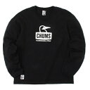 CHUMS(`X) Booby Face L/S T-Shirt/Black.White/S/CH01-2274-K004 TVcjp TVc Jbg\[ AEghAEFA@TVc