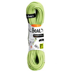 BEAL(ベアール) 9.4mm スティンガー3 ユニコア 60m ドライカバー/アニス BE11096 シングルロープ 登はん具 登山 クライミング用品　クイックドロー