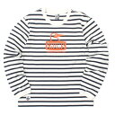 CHUMS(`X) Booby Face L/S T-Shirt/WH.NV.Orange/M/CH01-2274-W076 TVcjp TVc Jbg\[ AEghAEFA@TVc