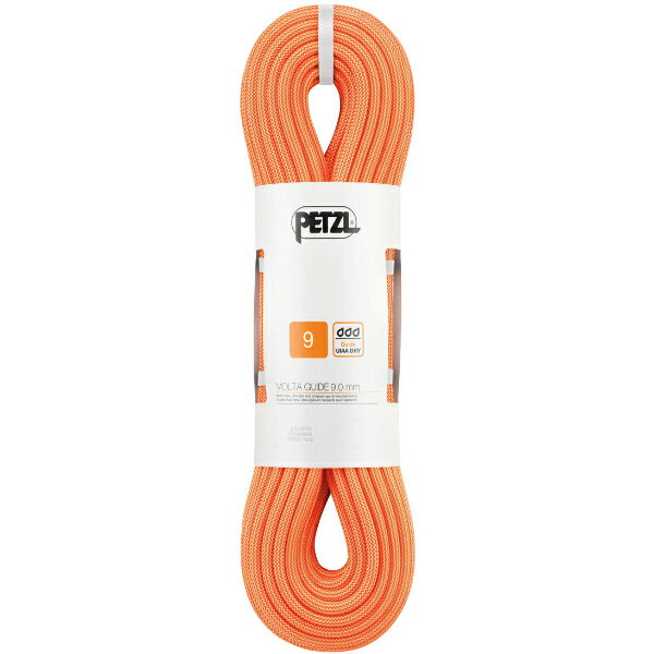PETZL(ペツル) ボルタガイド 9.0mm/オレンジ/30m R36AO 030 ダイナミックロープ 登はん具 登山用品　クライミングロープ